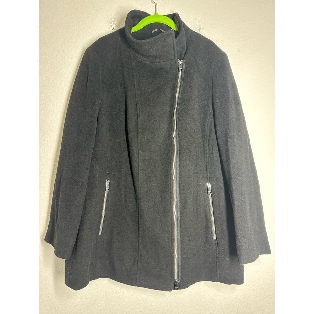 Bonita Women’s Wool Blend Coat Zip Pockets Lined Size 46 EU/ XL US See Notes